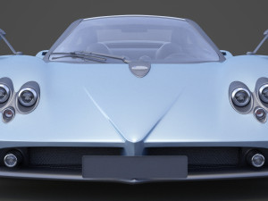 pagani zonda f 2005 3D मॉडल