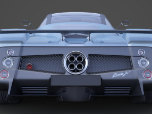 pagani zonda f 2005 3D मॉडल