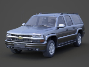 chevrolet suburban lt 2005 3D Model