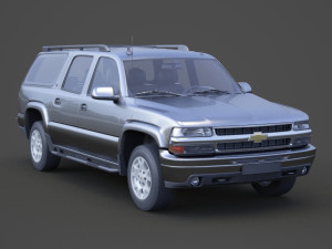 chevrolet suburban lt 2005 3D Model