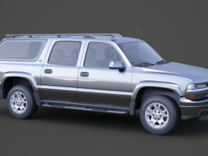 chevrolet suburban lt 2005 3D Model