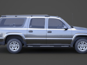 chevrolet suburban lt 2005 3D Model