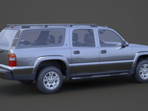 chevrolet suburban lt 2005 3D Model
