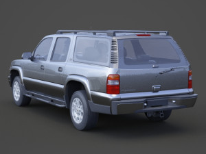 chevrolet suburban lt 2005 3D Model