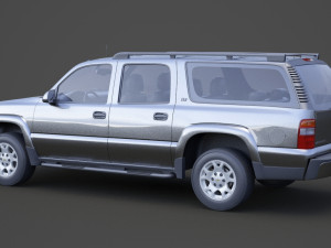 chevrolet suburban lt 2005 3D Model