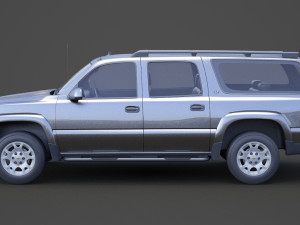 chevrolet suburban lt 2005 3D Model