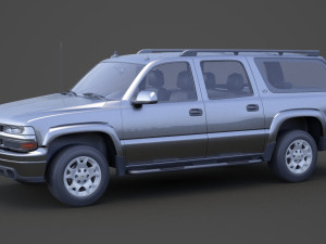 chevrolet suburban lt 2005 3D Model