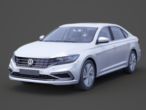 volkswagen passat phev cn-spec 2019 with hq interior Modèle 3D