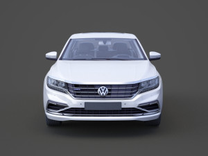 volkswagen passat phev cn-spec 2019 with hq interior Modelo 3D