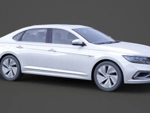 volkswagen passat phev cn-spec 2019 with hq interior Modelo 3D