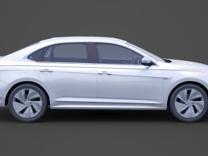 volkswagen passat phev cn-spec 2019 with hq interior Modelo 3D