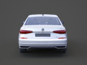 volkswagen passat phev cn-spec 2019 met hq interieur 3D Model