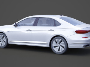 volkswagen passat phev cn-spec 2019 with hq interior Modelo 3D