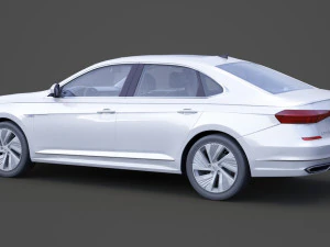 volkswagen passat phev cn-spec 2019 met hq interieur 3D Model