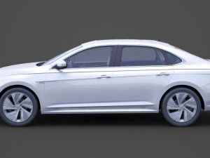 volkswagen passat phev cn-spec 2019 met hq interieur 3D Model