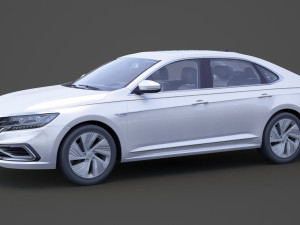 volkswagen passat phev cn-spec 2019 with hq interior Modelo 3D