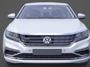 volkswagen passat phev cn-spec 2019 met hq interieur 3D Model