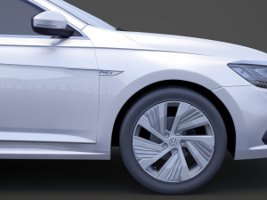 volkswagen passat phev cn-spec 2019 with hq interior Modelo 3D