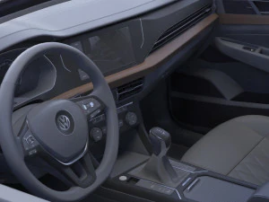 volkswagen passat phev cn-spec 2019 met hq interieur 3D Model