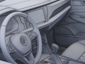 volkswagen passat phev cn-spec 2019 with hq interior Modelo 3D