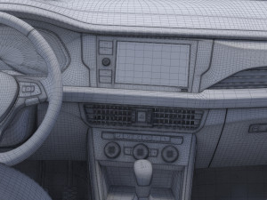 volkswagen passat phev cn-spec 2019 with hq interior Modelo 3D