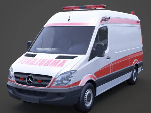 Ambulanza Modello 3D