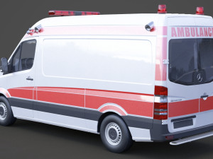 Ambulance 3D Модель