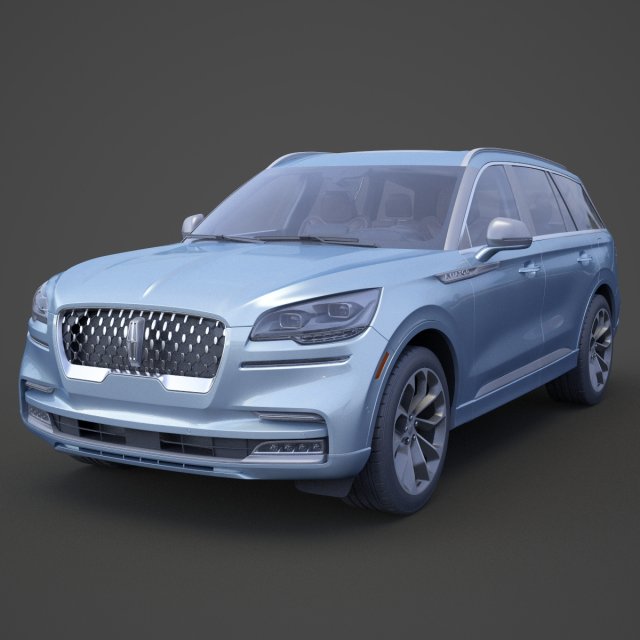 lincoln aviator 2020 3D Model .c4d .max .obj .3ds .fbx .stl .blend 