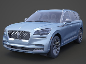 lincoln aviator 2020 3D Model