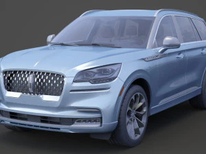lincoln aviator 2020 3D Model