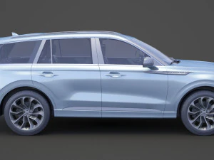 lincoln aviator 2020 3D Model