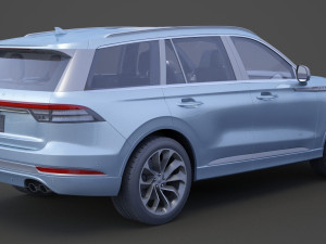 lincoln aviator 2020 3D Model