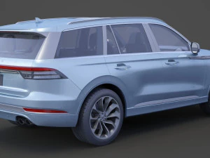 lincoln aviator 2020 3D Model