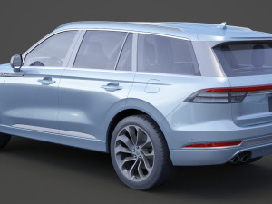 lincoln aviator 2020 3D Model