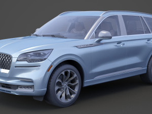 lincoln aviator 2020 3D Model