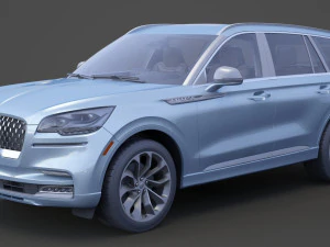 lincoln aviator 2020 3D Model