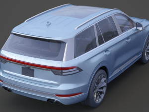 lincoln aviator 2020 3D Model