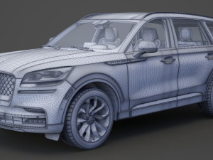 lincoln aviator 2020 3D Model