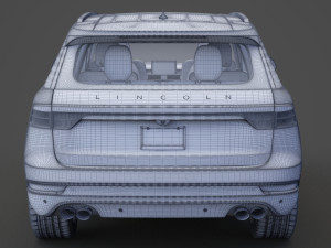 lincoln aviator 2020 3D Model