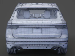 lincoln aviator 2020 3D Model