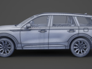 lincoln aviator 2020 3D Model