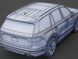 lincoln aviator 2020 3D Model