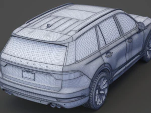 lincoln aviator 2020 3D Model