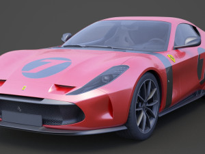 ferrari omologata 2020 Modèle 3D