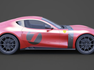 ferrari omologata 2020 Modèle 3D