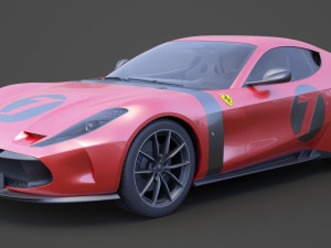 ferrari omologata 2020 Modèle 3D