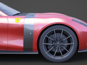 ferrari omologata 2020 Modèle 3D