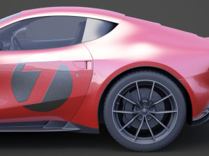 ferrari omologata 2020 Modèle 3D