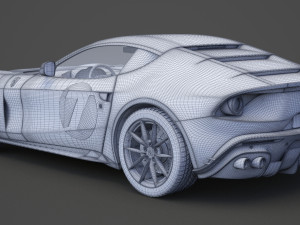 ferrari omologata 2020 Modèle 3D