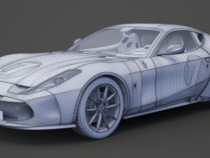 ferrari omologata 2020 Modèle 3D